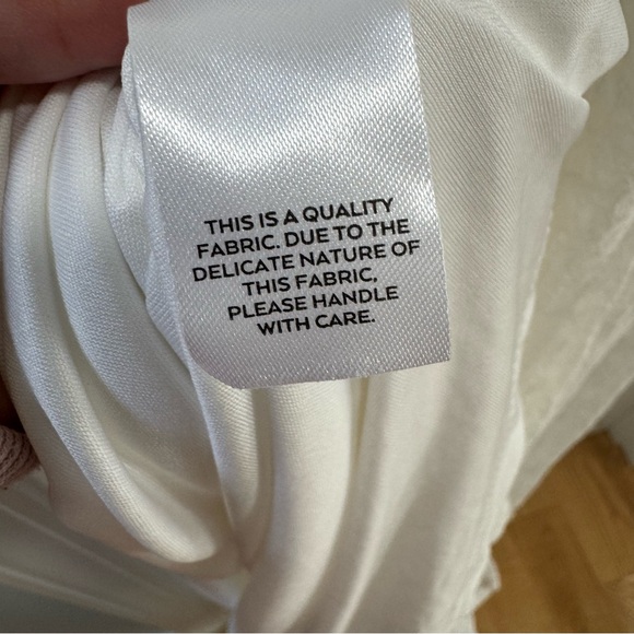 Lulus Beloved Eternity NWT size Medium White Lace Sleeveless Maxi Dress Bridal - Picture 13 of 14